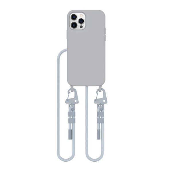 TECH-PROTECT MAGNECKLACE MAGSAFE IPHONE 12 / 12 PRO CRAYON GREY - Image 2