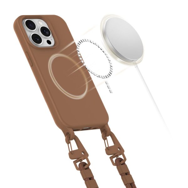 TECH-PROTECT MAGNECKLACE MAGSAFE IPHONE 14 PRO CHOCOLATE BROWN - Image 3