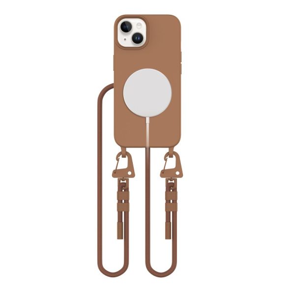 TECH-PROTECT MAGNECKLACE MAGSAFE IPHONE 15 CHOCOLATE BROWN