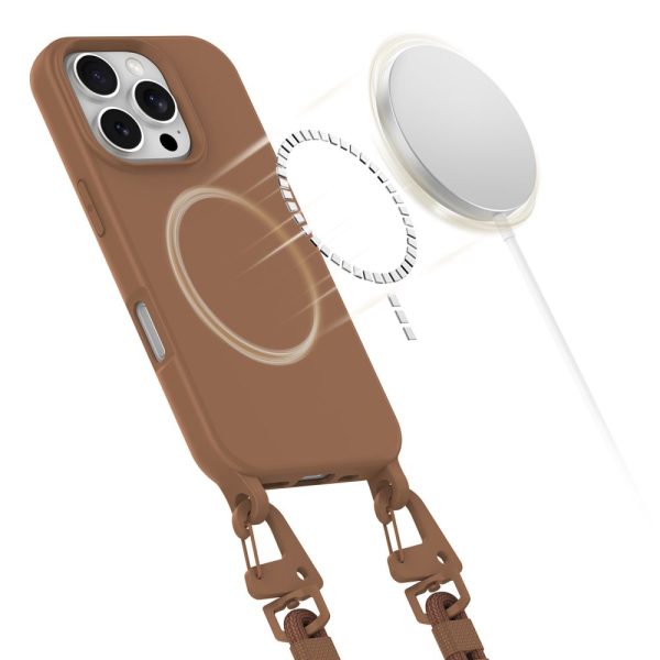 TECH-PROTECT MAGNECKLACE MAGSAFE IPHONE 16 PRO CHOCOLATE BROWN - Image 3