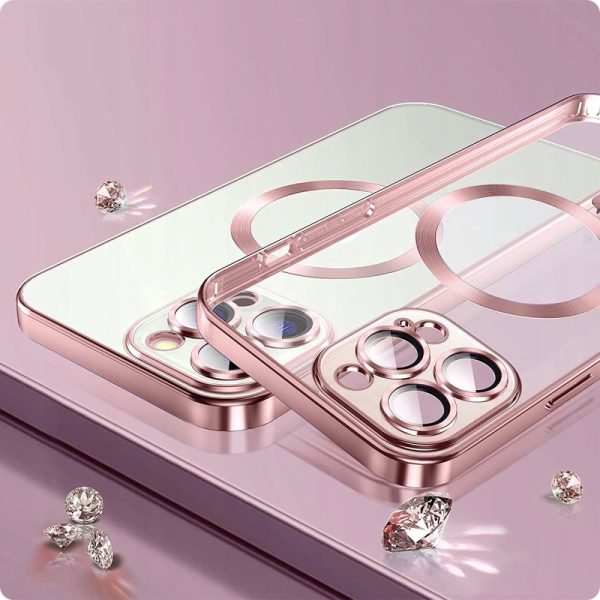 TECH-PROTECT MAGSHINE MAGSAFE IPHONE 12 ROSE GOLD - Image 2