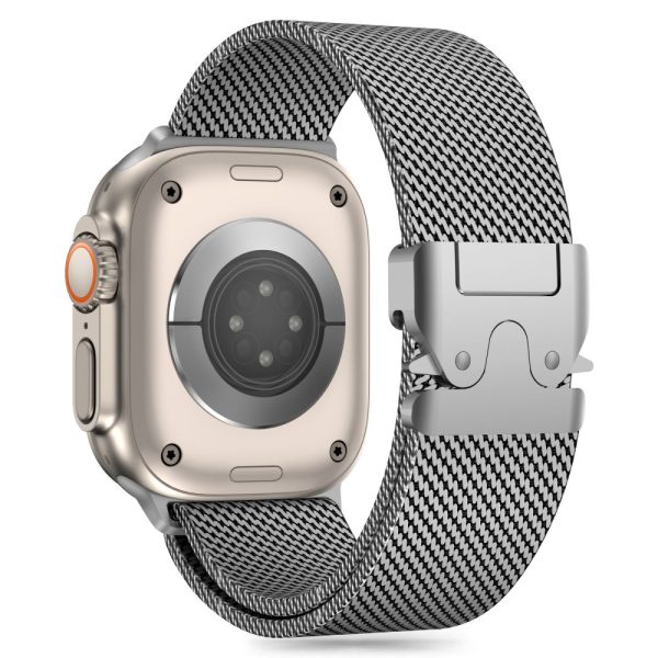 TECH-PROTECT MILANO APPLE WATCH 6 / 7 / 8 / 9 / 10 / SE / ULTRA 1 / 2 (44 / 45 / 46 / 49 MM) SILVER - Image 2