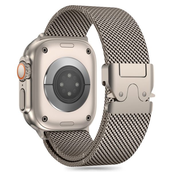 TECH-PROTECT MILANO APPLE WATCH 6 / 7 / 8 / 9 / 10 / SE / ULTRA 1 / 2 (44 / 45 / 46 / 49 MM) TITANIUM - Image 2