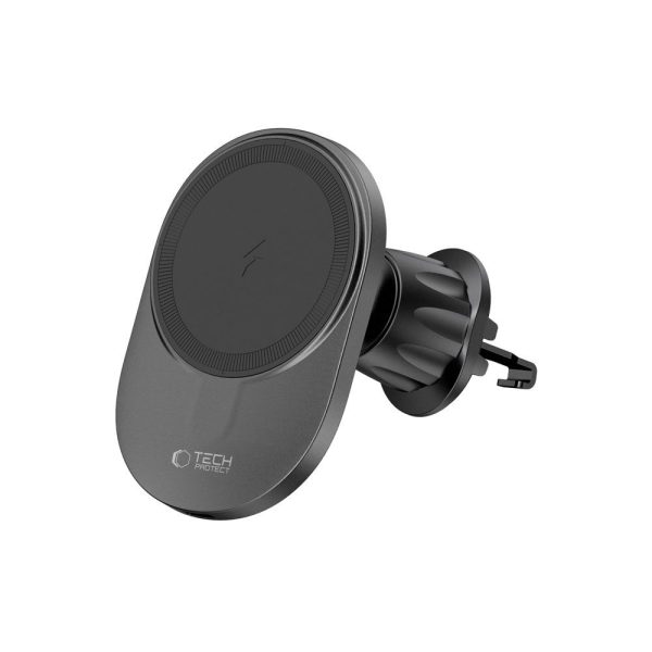 TECH-PROTECT MM15W-V1 MAGNETIC MAGSAFE VENT CAR MOUNT WIRELESS CHARGER 15W BLACK - Image 7