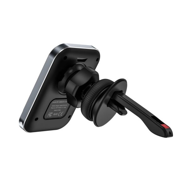 TECH-PROTECT MM15W-V2 MAGNETIC MAGSAFE VENT CAR MOUNT WIRELESS CHARGER 15W BLACK - Image 5