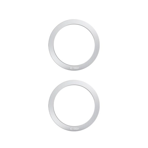 TECH-PROTECT MMP-110 2IN1 MAGNETIC MAGSAFE RING SILVER & SILVER - Image 2