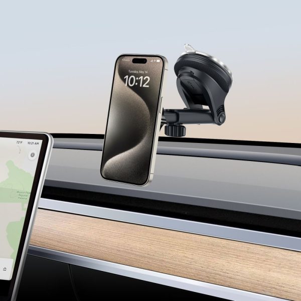 TECH-PROTECT N56 MAGNETIC MAGSAFE DASHBOARD & VENT CAR MOUNT BLACK - Image 10