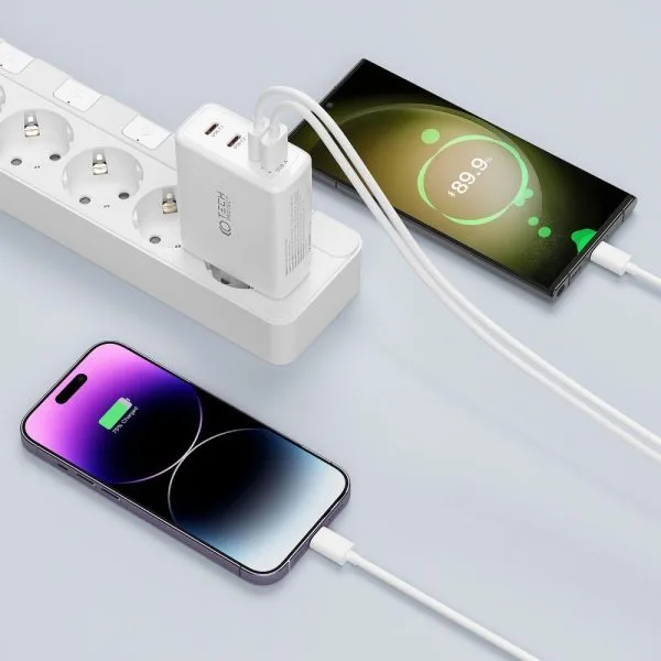 Φορτιστής Τοίχου Tech-Protect NC100W-GAN PD 100W 4 Θυρών USB-C / USB-A Μαύρος - Image 4