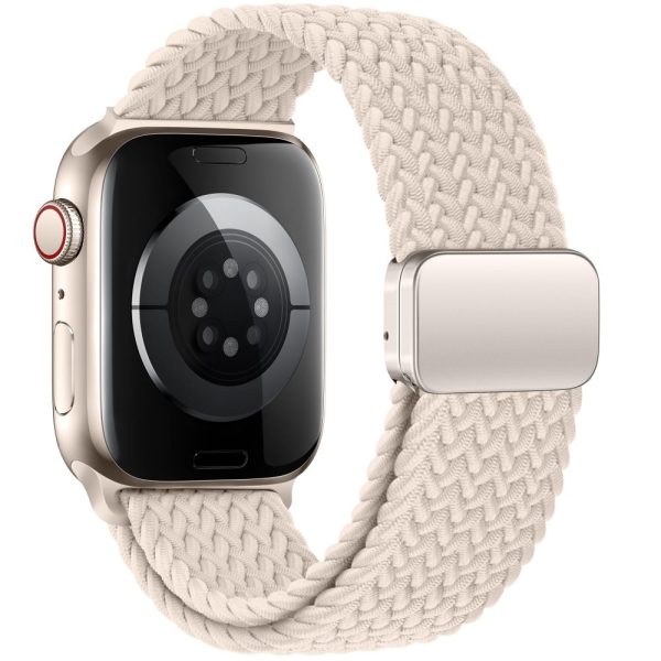 TECH-PROTECT NYLONMAG APPLE WATCH 6 / 7 / 8 / 9 / 10 / SE (40 / 41 / 42 MM) NATURAL TITANIUM - Image 3