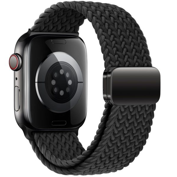 TECH-PROTECT NYLONMAG APPLE WATCH 6 / 7 / 8 / 9 / 10 / SE / ULTRA 1 / 2 (44 / 45 / 46 / 49 MM) BLACK - Image 2