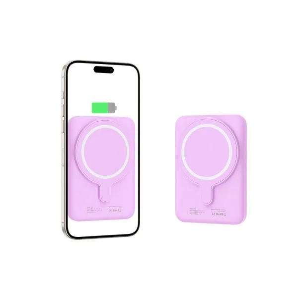 Power Bank MagSafe Tech-Protect PB10 LifeMag 5000mAh Lilac - Image 4