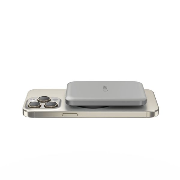 TECH-PROTECT PB10 LIFEMAG MAGSAFE POWER BANK 5000MAH TITANIUM - Image 3