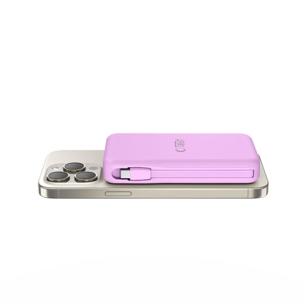 TECH-PROTECT PB31 LIFEMAG MAGSAFE POWER BANK 10000MAH LAVENDER - Image 3