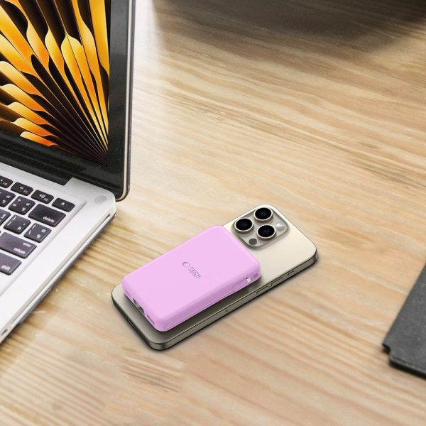 TECH-PROTECT PB31 LIFEMAG MAGSAFE POWER BANK 10000MAH LAVENDER - Image 9