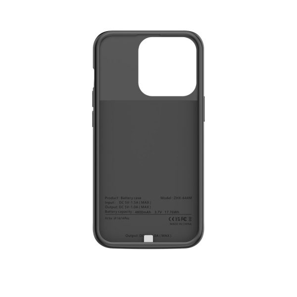 TECH-PROTECT POWERCASE 4800MAH IPHONE 14 / 14 PRO BLACK - Image 6