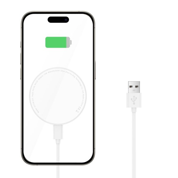 TECH-PROTECT QI15W-A33 MAGNETIC MAGSAFE WIRELESS CHARGER WHITE - Image 3