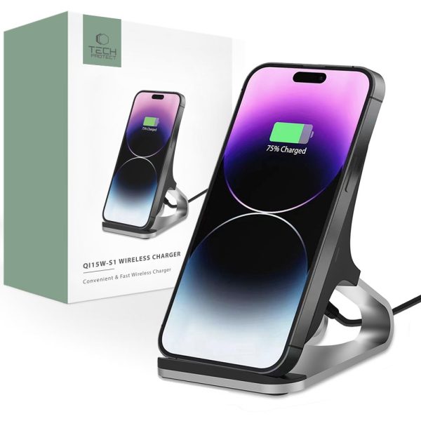 TECH-PROTECT QI15W-S1 WIRELESS CHARGER 15W BLACK