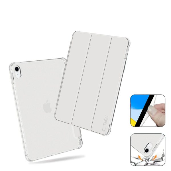 Θήκη Tech-Protect Hybrid Smart Case Pen Crystal Silver-Apple iPad 10.9" (2022) - Image 3