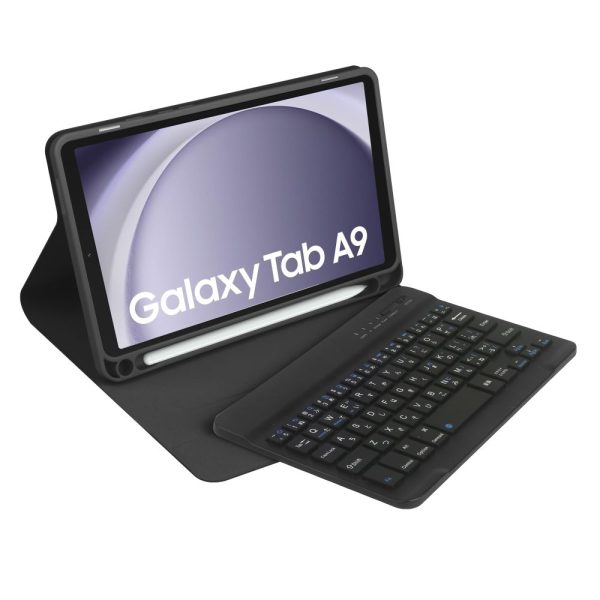 TECH-PROTECT SC PEN + KEYBOARD GALAXY TAB A9 8.7 X110 / X115 BLACK - Image 5