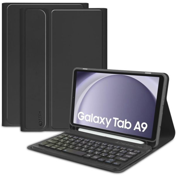 TECH-PROTECT SC PEN + KEYBOARD GALAXY TAB A9 8.7 X110 / X115 BLACK - Image 8