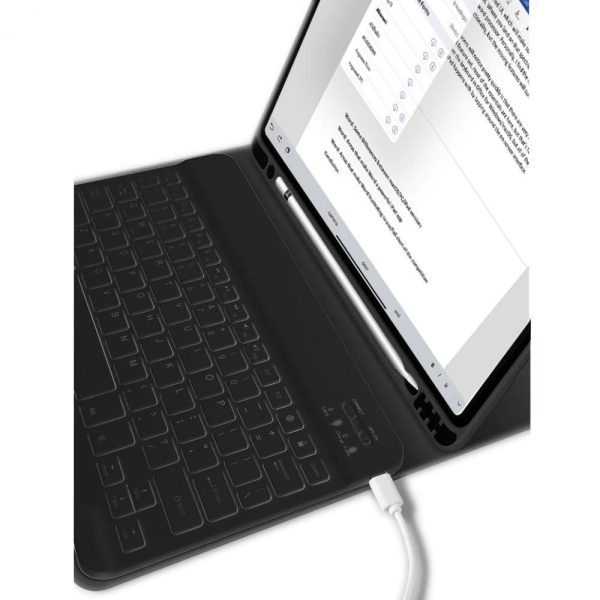 TECH-PROTECT SC PEN + KEYBOARD IPAD 10.9 10 / 2022 BLACK - Image 5