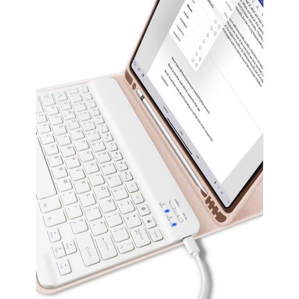 TECH-PROTECT SC PEN + KEYBOARD IPAD 10.9 10 / 2022 PINK - Image 5