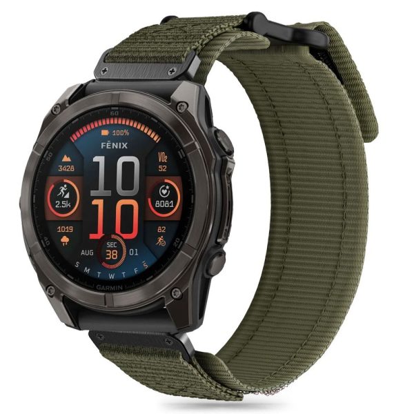 TECH-PROTECT SCOUT PRO GARMIN FENIX 5 / 6 / 6 PRO / 7 / 8 (47 MM) / E MILITARY GREEN - Image 3