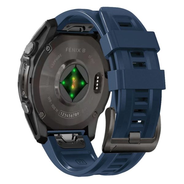 TECH-PROTECT SILICONE GARMIN FENIX 5 / 6 / 6 PRO / 7 / 8 (47 MM) / E NAVY BLUE - Image 2