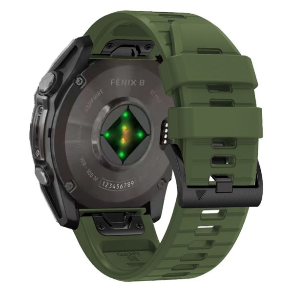 TECH-PROTECT SILICONE LINE GARMIN FENIX 5X / 5X PLUS / 6X / 6X PRO / 7X / 8 (51 MM) MILITARY GREEN - Image 2