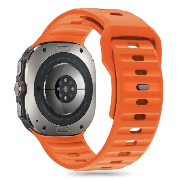 TECH-PROTECT SILICONE LINE SAMSUNG GALAXY WATCH ULTRA (47 MM) ORANGE - Image 3