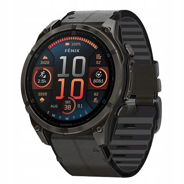 TECH-PROTECT SILICONE PU GARMIN FENIX 5 / 6 / 6 PRO / 7 / 8 (47 MM) / E BLACK - Image 4