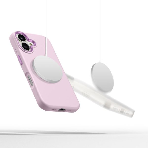 TECH-PROTECT SILICONE PURE MAGSAFE IPHONE 16 PINK PEARL - Image 4