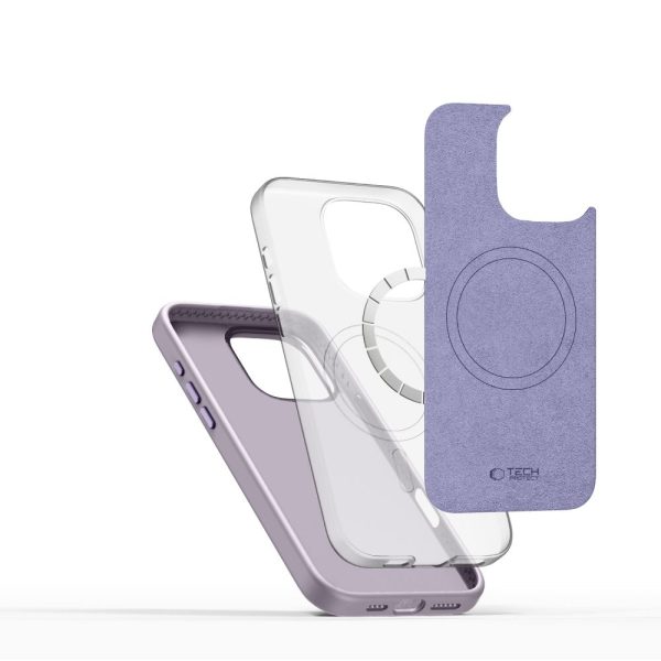 TECH-PROTECT SILICONE PURE MAGSAFE IPHONE 16 PRO MAUVE - Image 3