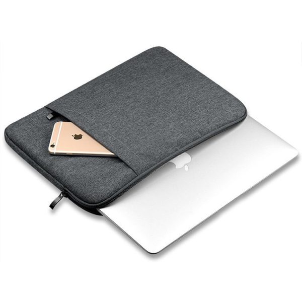 TECH-PROTECT SLEEVE LAPTOP 13-14 DARK GREY - Image 3