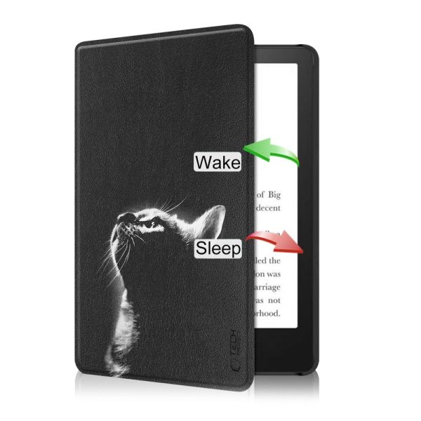 TECH-PROTECT SMARTCASE KINDLE 11 / 12 2022 / 2024 BLACK CAT - Image 2