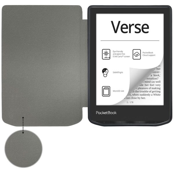 TECH-PROTECT SMARTCASE POCKETBOOK VERSE / VERSE PRO BLACK - Image 6