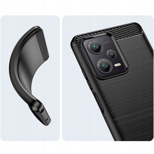 TECH-PROTECT TPUCARBON XIAOMI REDMI NOTE 12 5G / POCO X5 5G BLACK - Image 3