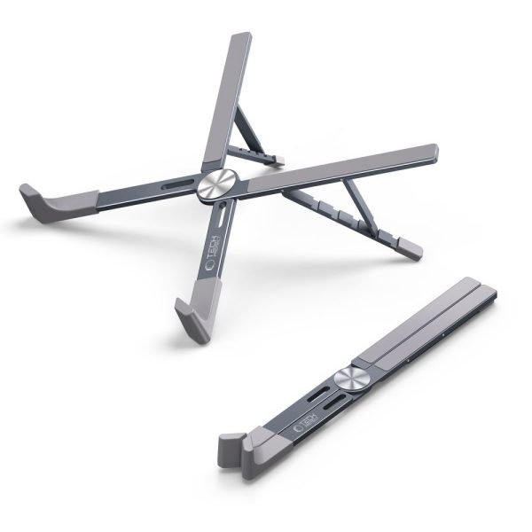 TECH-PROTECT ULS300 UNIVERSAL LAPTOP STAND GREY - Image 3