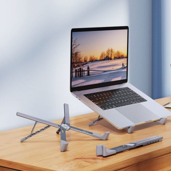 TECH-PROTECT ULS300 UNIVERSAL LAPTOP STAND GREY - Image 7