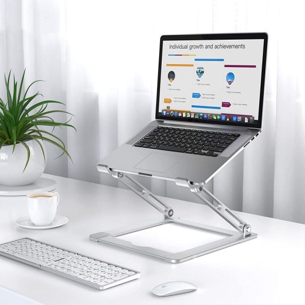 TECH-PROTECT ULS400 PRODESK UNIVERSAL LAPTOP STAND GREY - Image 4