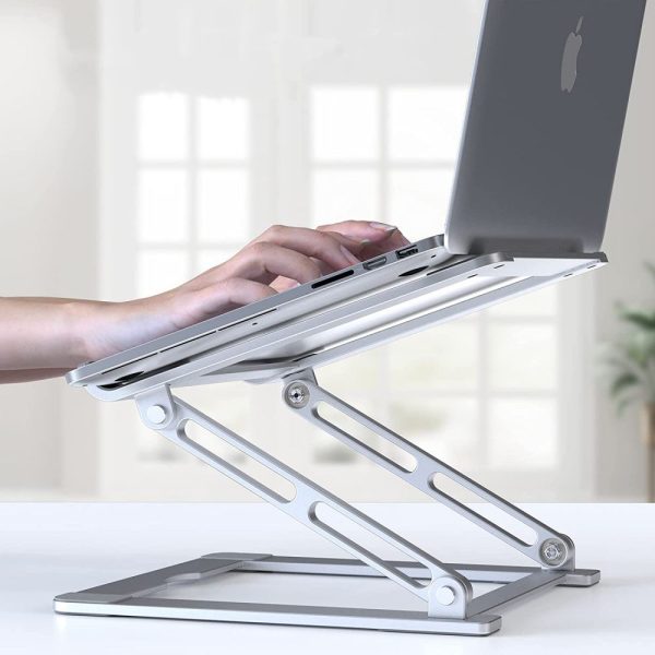 TECH-PROTECT ULS400 PRODESK UNIVERSAL LAPTOP STAND GREY - Image 7