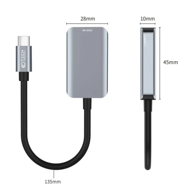 Adapter USB-C σε HDMI Tech-Protect UltraBoost 4K 60Hz Black - Image 5