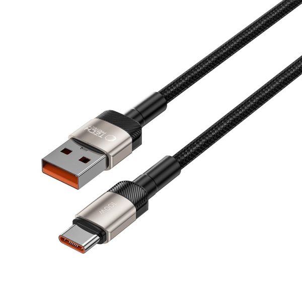 TECH-PROTECT ULTRABOOST EVO TYPE-C CABLE 100W/5A 200CM TITANIUM - Image 2