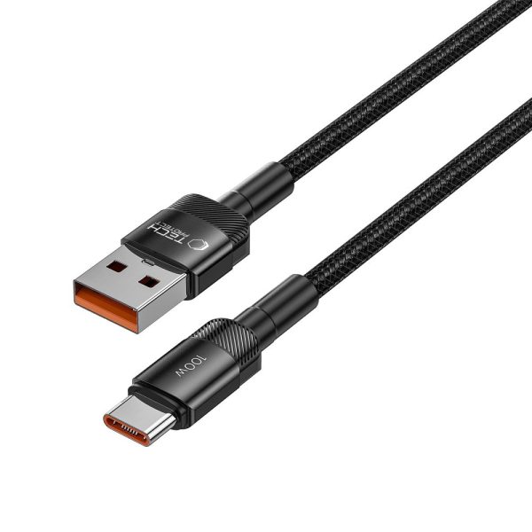 TECH-PROTECT ULTRABOOST EVO TYPE-C CABLE 100W/5A 25CM BLACK - Image 3