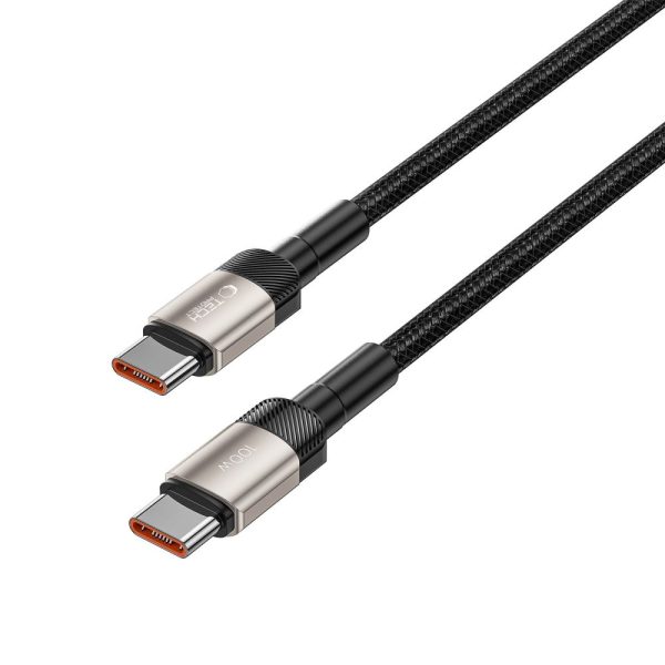 TECH-PROTECT ULTRABOOST EVO TYPE-C CABLE PD100W/5A 200CM TITANIUM - Image 3