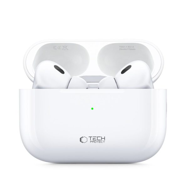 TECH-PROTECT ULTRABOOST TWS EARPHONE PRO WHITE - Image 3