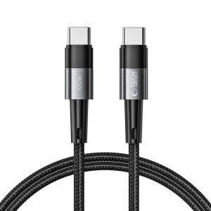 TECH-PROTECT ULTRABOOST TYPE-C CABLE PD100W/5A 100CM GREY