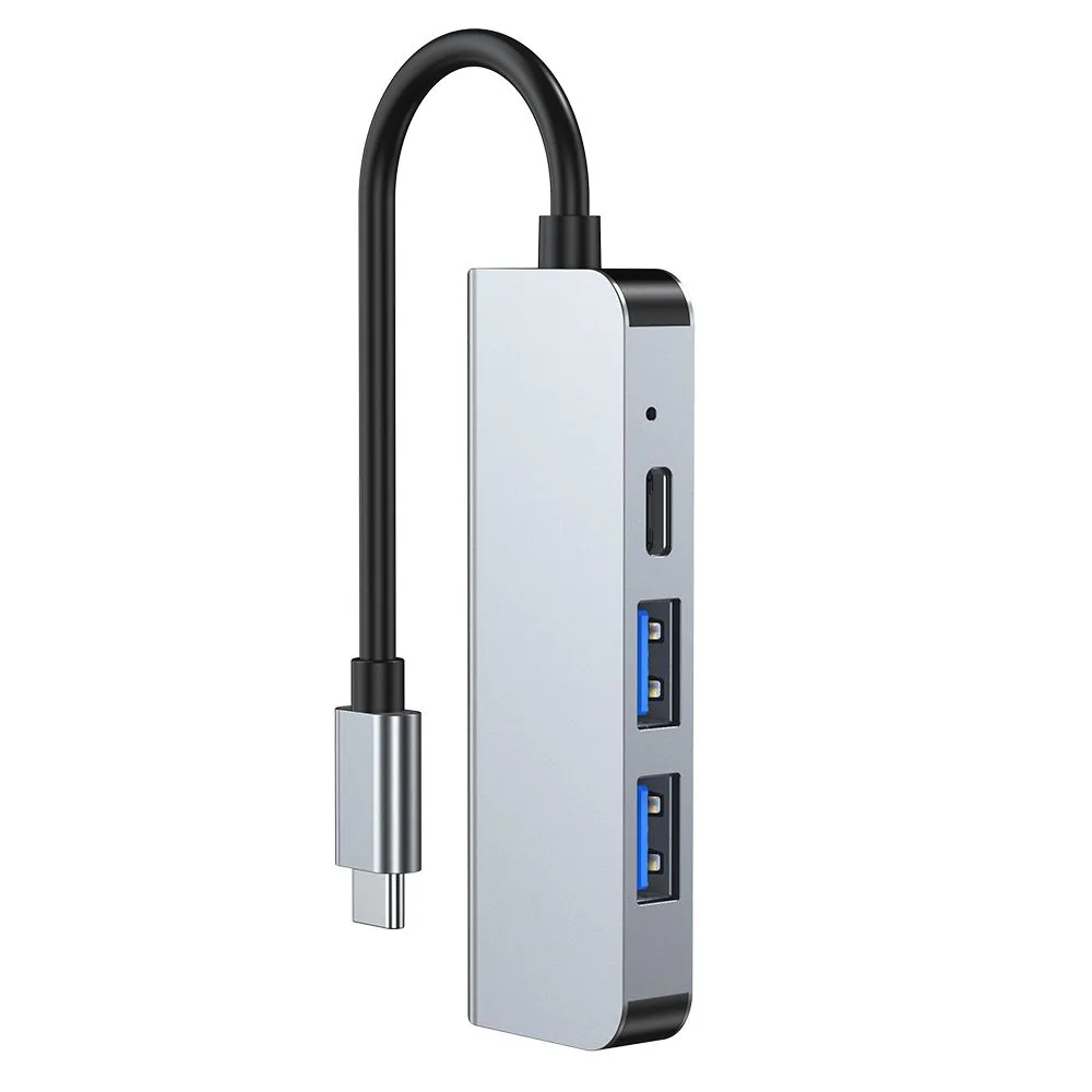 USB-C Hub Tech-Protect V2 4 σε 1 με HDMI, USB-A και USB-C PD Grey - Image 3
