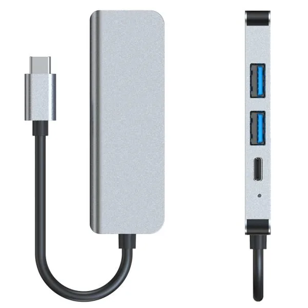 USB-C Hub Tech-Protect V2 4 σε 1 με HDMI, USB-A και USB-C PD Grey - Image 8