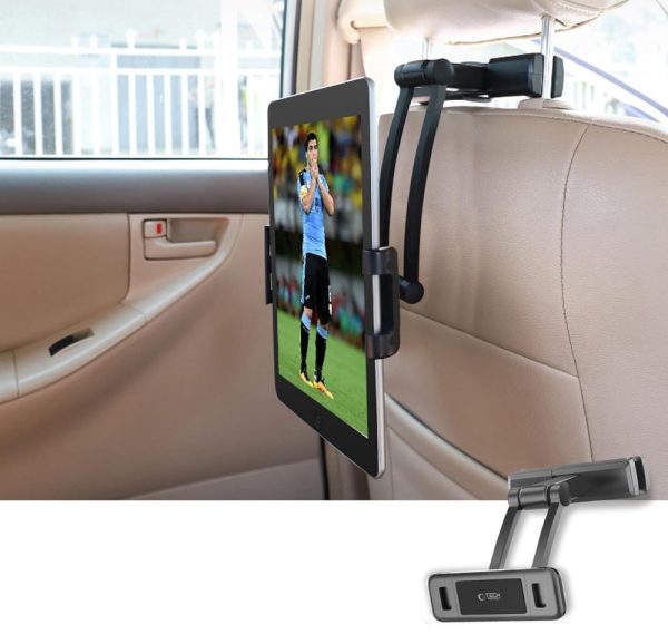 TECH-PROTECT V2 STRETCHABLE HEADREST CAR MOUNT BLACK - Image 10